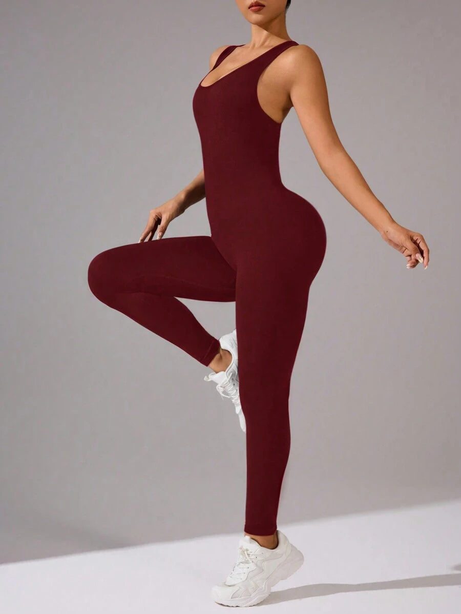 Aria Active Open Back Jumpsuit