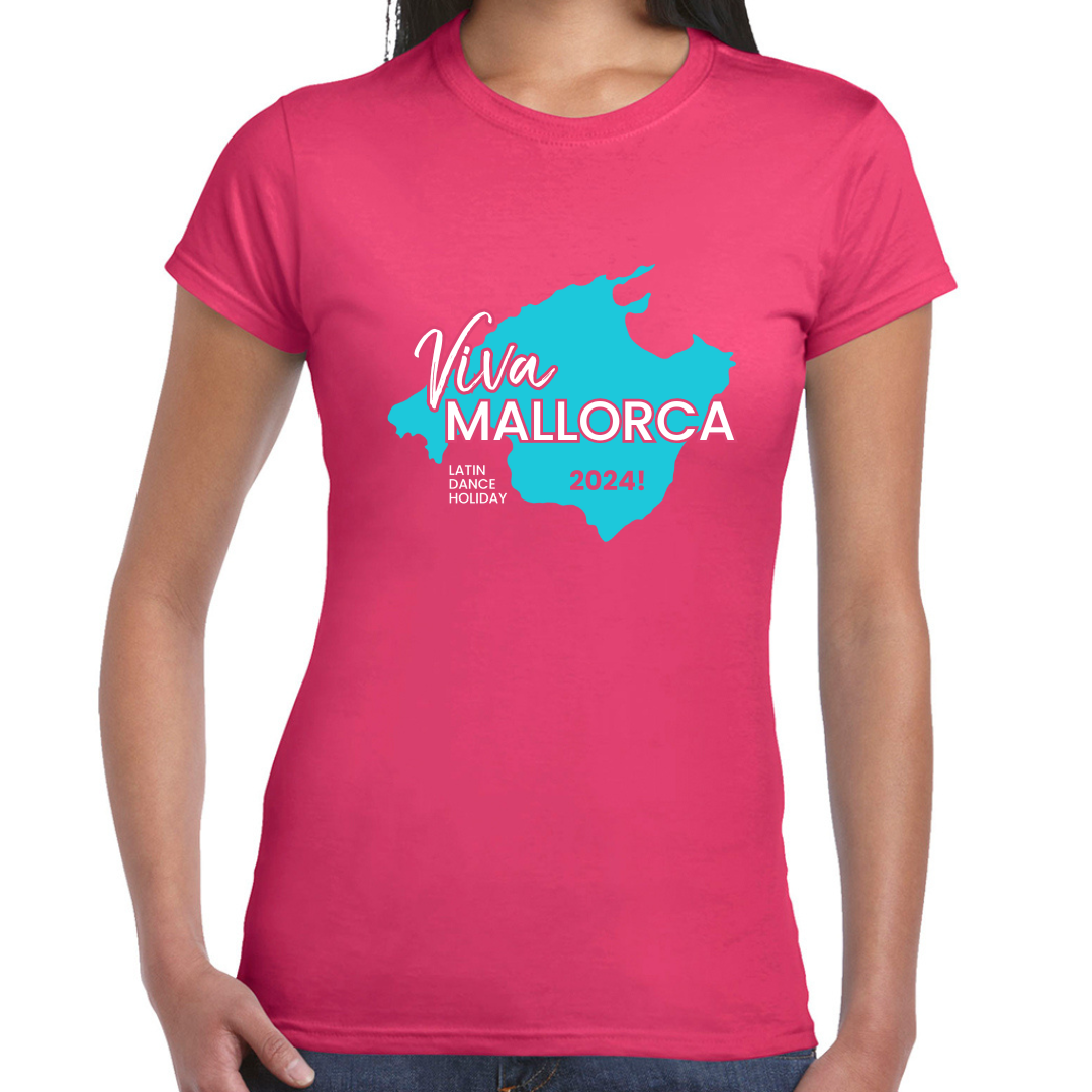 Viva Mallorca Ladies Fitted Tshirt