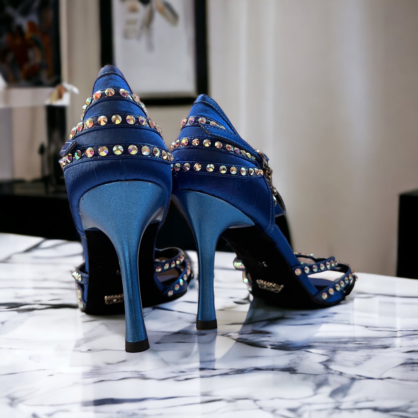 Talita Blue with Swarovski Crystals