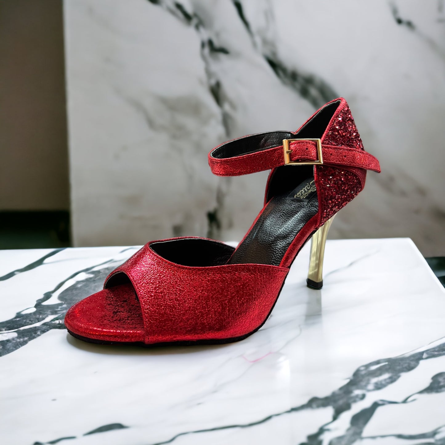 Alya Red 3.5" Heel