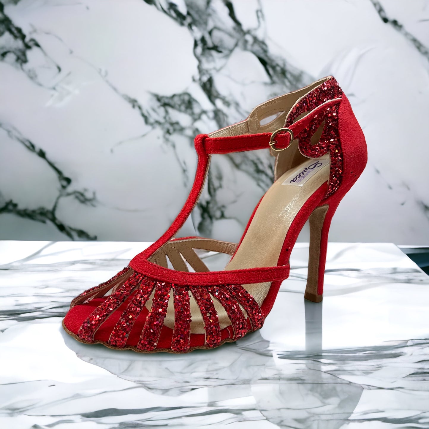 Alhena Red 4" Heel