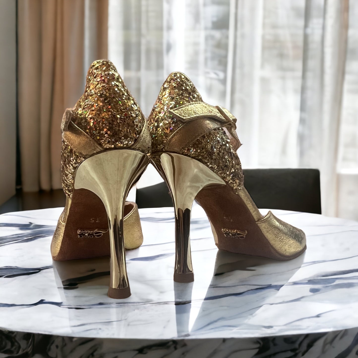 Alya Gold 3.5" Heel