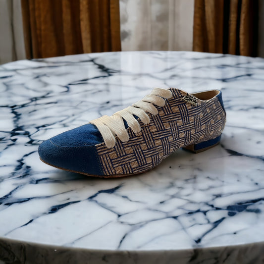 Aries Blue & White Casual Shoe